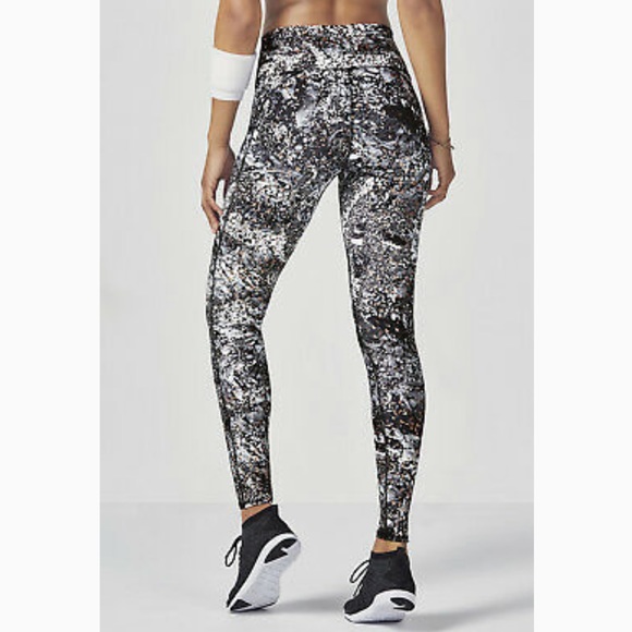 Fabletics Pants - NWT FABLETICS Lisette High Rise Metallic Leggings